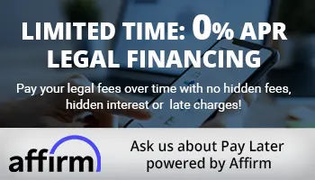 Limited Time: 0% APR Legal Financing